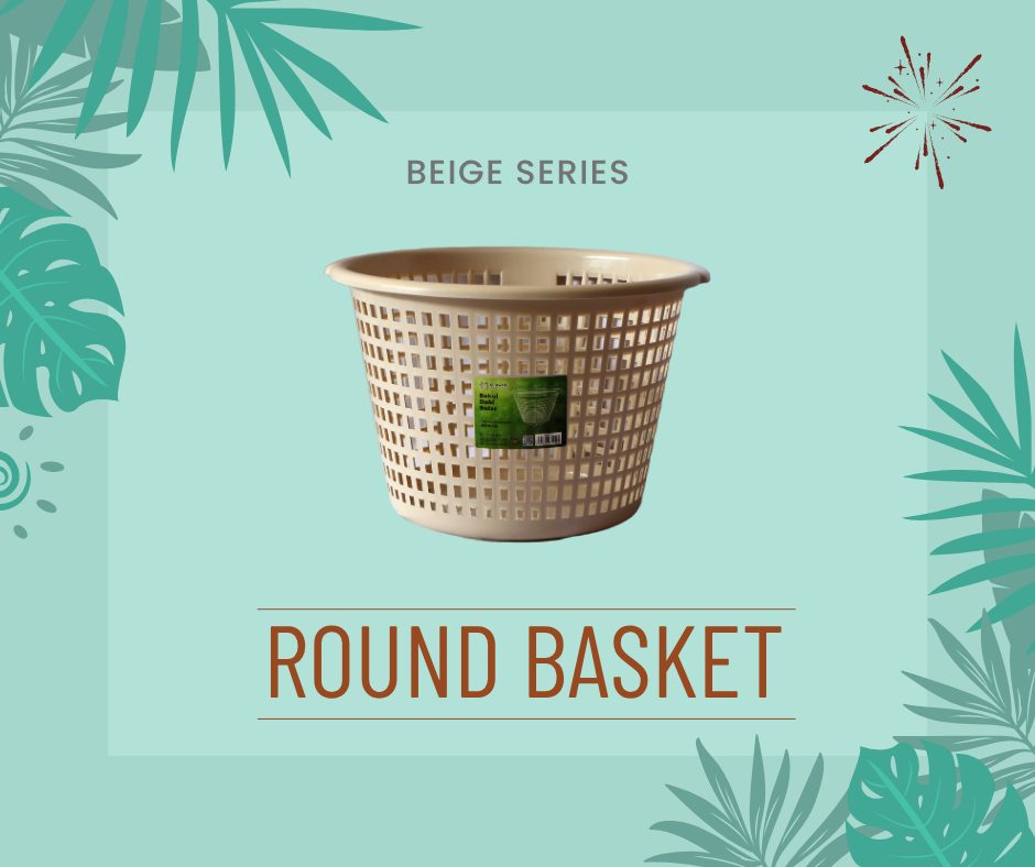 Round Laundry Basket — Medium