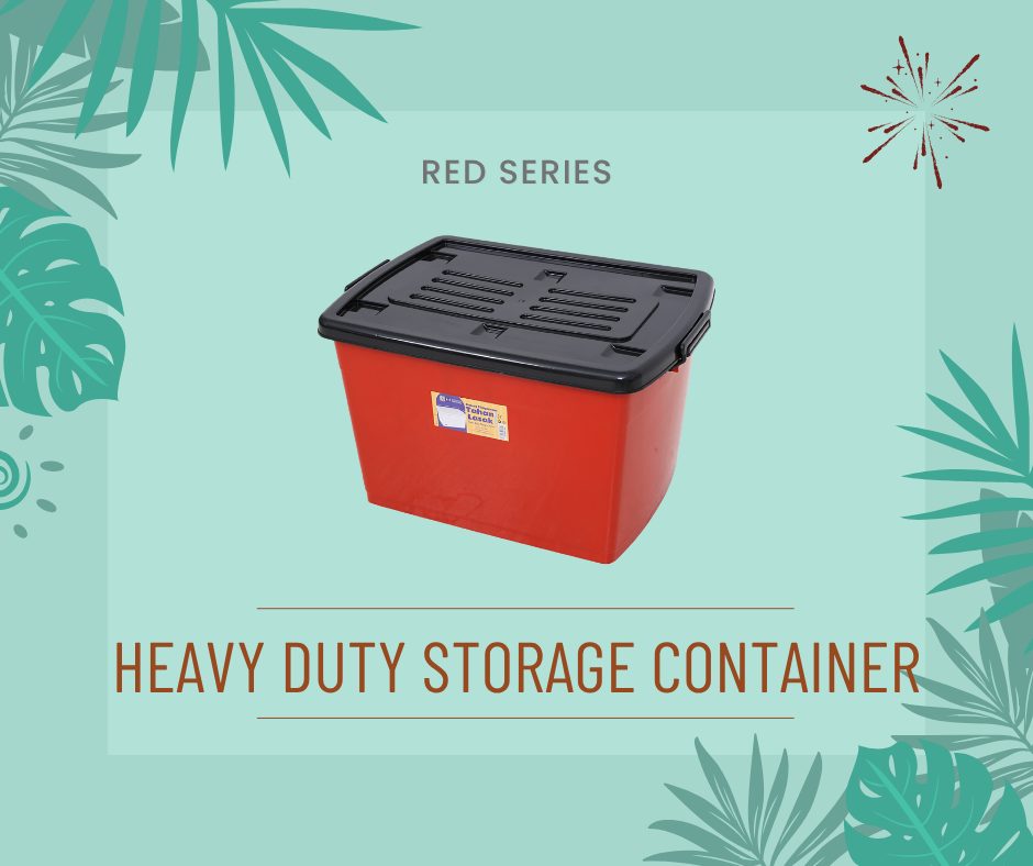 Red Body + Cover & Handle Grey