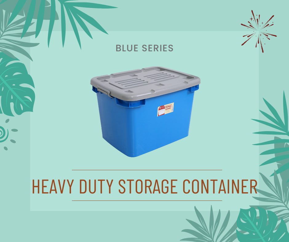 Blue Body + Cover & Handle Grey